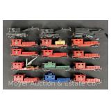 (15) HO Scale Work Cabooses and Crane Cars