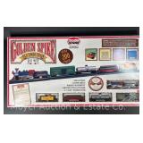 Model Power HO Scale Golden Spike Train Set, with Original Box