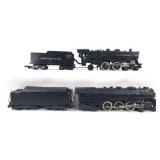 (2) American Flyer S Gauge Locomotives with Tenders, No. 302 and Unmarked