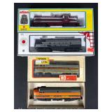(4) HO Scale Diesel Locomotives, Atlas and Others, with Boxes