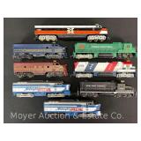 (7) Tyco HO Scale Locomotives with Non-powered Unit