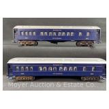 (2) Lionel Coach Cars: City of Columbia, No. 19062, and City of Danville, No. 19063,