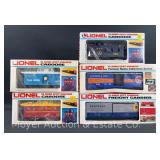 (5) Lionel Freight Cars, with Original Boxes