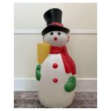 Snowman Blow Mold, with Light, 40"h