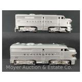 KMT Burlington AA Diesel Locomotive Set