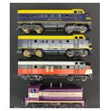 (3) Revell Diesel Locomotives with Non-powered Switcher