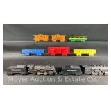 (2) Marx Freight Sets with No. 490 Steam Locomotives