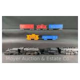 (2) Marx Freight Sets with No. 490 Steam Locomotives