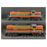 (2) Lionel No. 198 Great Northern Diesel Locomotives, Non-powered Units