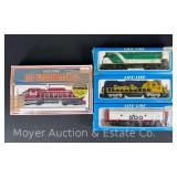(3) Life-Like Trains HO Scale Locomotives and Dummy Unit, with Boxes