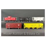 (5) Freight Cars, 2 Atlas and Others