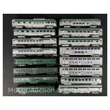 (16) Asst. HO Scale Passenger Cars, Repainted by Seller