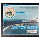Marx HO Scale 5 Unit Switcher Freight Set, No. 17557, with Original Box