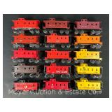(15) Lionel Cabooses