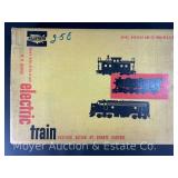 Marx Allstate HO Scale Electric Train Set Box, No. 9821, with Engine and Freight Cars, Completion Unknown
