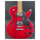 Hondo Semi-Hollow Electric Guitar, with Hard Case