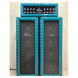Kustom Electronics K100 B-5 Amplifier Head and (2) CTS Speaker Cabinets
