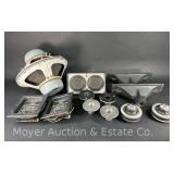 Pair of Altec 16" Speakers and Other Misc. Electrical Components and Parts