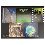 (5) YES Record Albums