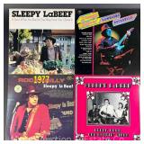 (4) Sleepy LaBeef Record Albums