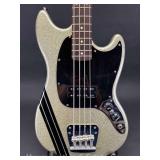 Fender "Mikey Way" Squier Mustang Bass 4-String Electric Bass Guitar, with Hard Case