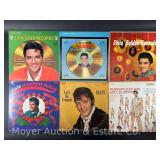 (6) Elvis Presley Record Albums