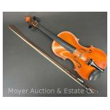 E.R. Pfetzchner 3/4 Size Violin, with Bow and Case
