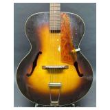 Orpheum Sunburst Hollowbody Guitar, with Hard Case
