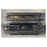 Aiwa AD-WX505 Dual Tape Deck and Fisher RS-911A Stereo Receiver