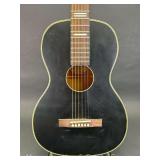 Recording King Dirty 37 Model RPS-7-MBK Acoustic Guitar, with Hard Foam Soft Case