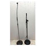(2) Weighted Base Microphone Stands