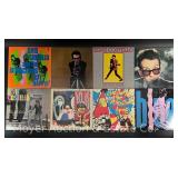 (8) Elvis Costello Record Albums