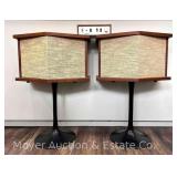 Vintage Mid-Century Modern Bose 901 Direct/Reflecting Speakers, with 901 Active Equalizer