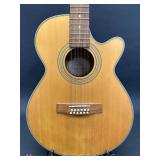 Fender JG12CE 12 String Acoustic/Electric Guitar, with Hard Case
