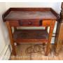Early Single Drawer Washstand, 27"x14"x31"h