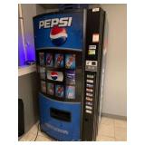 Dixie-Narco Pepsi Vending Machine, Excellent Condition, with Keys