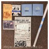 Group of Buffalo, NY Photo Prints, Map of Locks and Waterways, and (2) The Ford Century Books