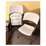 (6) Life-time Folding Chairs