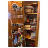 Contents of Linen Closet, Cleaners, Bedding, Towels, Etc.