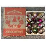 Group of 24 Vintage Glass Christmas Ornaments, with Boxes