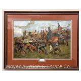 Civil War Lithograph Print: "Jackson and His Disciples" by Bradley Schmehl, signed & #222 of 950