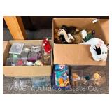 Group of Beanie Babies and Stuffed Animals