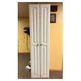 Narrow 2 Door Storage Cabinet, 18"x16"x72"h