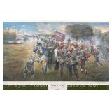 Civil War Lithograph Print: "Margin of Victory" by Joe Umble, Signed & #298 of 650, Framed 20" x 30"