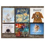 Group of Coffee Table Books: Dogs, Birds, Chihuly, Hawaiian Shirts, Etc.