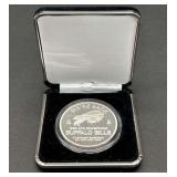 1993 Buffalo Bills AFC Champions One Ounce Silver Medallion, .999 Silver