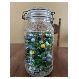Jar of Marbles, 10"h