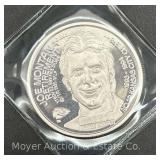 Joe Montana One Ounce Silver Medallion, .999 Siver