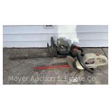 (2) Craftsman Hedge Trimmers, Corded Electric and Gas Powered