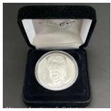Doug Flutie Buffalo Bills One Ounce Silver Medallion, .999 Silver